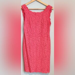 Adrianna Papell Vibrant Red Fabric